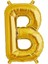 Harf Folyo Balon B Harfi Altın Renk 80 cm - 32" 1