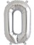 Harf Folyo Balon O Harfi Gümüş Renk 100 cm - 40" 1