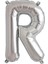 Harf Folyo Balon R Harfi Gümüş Renk 100 cm - 40" 1