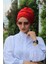 Çapraz Bone Kırmızı - Özel Tasarım- Yeni Model Tesettür Giyim 1
