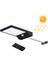 3.8W 48 Two-Color Leds Remote Control Edition Outdoor Waterproof Solar Wall Lighte, Luminous Flux: 450LM(BLACK) (Yurt Dışından) 1