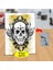Skull - Kanat Figürlü Kuru Kafa 99 Parça Puzzle Yapboz TABLO-193 1
