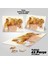 Asil Hobi Sevimli Turuncu Kedi - Hayvan Yapboz- Ayak Destekli Çerçeveli 42 Parça Puzzle 1