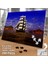Kayalıklar -Gökyüzü- Deniz -Gemi -Yelken Yapboz -Ayak Destekli Çerçeveli 240 Parça Puzzle 1