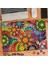 Asil Hobi Çiçek Desenli Renkli Figürler - Soyut Yapboz -Ayak Destekli Çerçeveli 240 Parça Puzzle 1