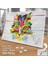 Asil Hobi Renkli Kedi Kafası - Hayvan Yapboz - Ayak Destekli Çerçeveli 240 Parça Puzzle 2