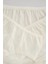 Beyaz Kız Çocuk Organic 3lü Slip Külot 2