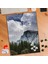 Bulutlar, Çam Ağaçları, Dağlar 240 Parça Puzzle Yapboz TABLO-5256A 1