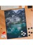 Dağlar ve Mavi Yansıma Deniz 240 Parça Puzzle Yapboz TABLO-432754 1