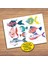 Sevimli Renkli Balıklar Çocuklara Özel Puzzle Yapboz TABLO-26PZ 1
