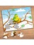 Yuvadaki Sevimli Kuş Çocuklara Özel Puzzle Yapboz TABLO-41464 1