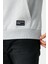 Gri Erkek Kapüşonlu Kanguru Cepli Sweatshirt 5