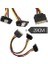Sata Power HDD Güç Çoklayıcı 90 Derece Klipsli 1