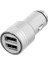 Çift USB Araç Şarj Cihazı Metal Yüksek Kalite 2