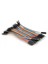 10CM 40 Pin Erkek Erkek Dupont Kablo Breadboard Jumper 4