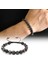 Makrome Örgülü Küre Kesim Mat Ceyd-Fasetalı Hematit Kombinli Doğaltaş Bileklik 1