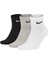 U Nk Everyday Cush Ankle 3pr Erkek Siyah Çorap - SX7667-010 1