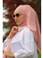 Üç Bantlı Şal Pudra (Hazır Model) - Yeni Model Tesettür Giyim 2