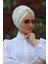 Incili Dolama Bone Ekru ( Hazır Değildir Kendiniz Dolama Yapıyosunuz) - Yeni Model Tesettür Giyim 2
