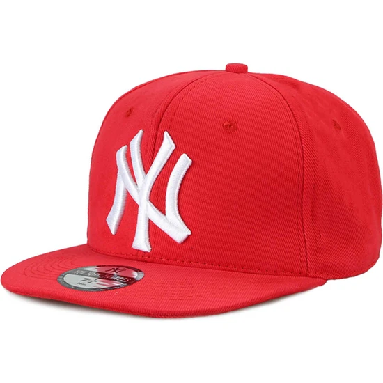 Mağazanyanında Ny Kep Hip-Hop Şapkası Kırmızı