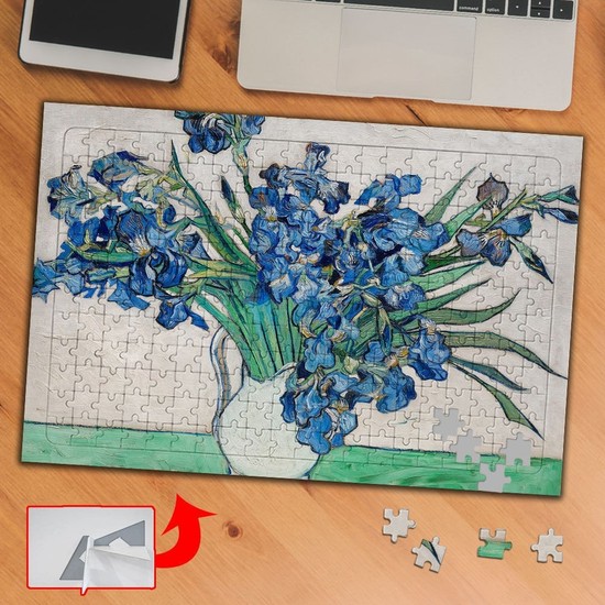 Asilmeydan Vazoda Irisler Van Gogh 240 Parça Puzzle Yapboz TABLO-346474