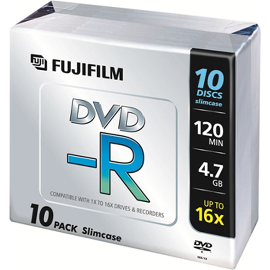 Fujifilm Dvd-R 4.7gb 16X Ince Kutu 10 Adet Fiyatı