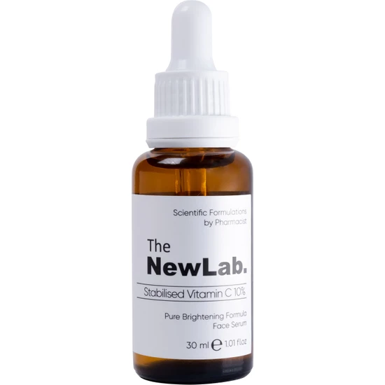 The NewLab. Aydınlatıcı Cilt Tonu Eşitleyici C Vitamini Serum( %10 Ascorbic Acid, Niacinamide, Panthenol) Nl02