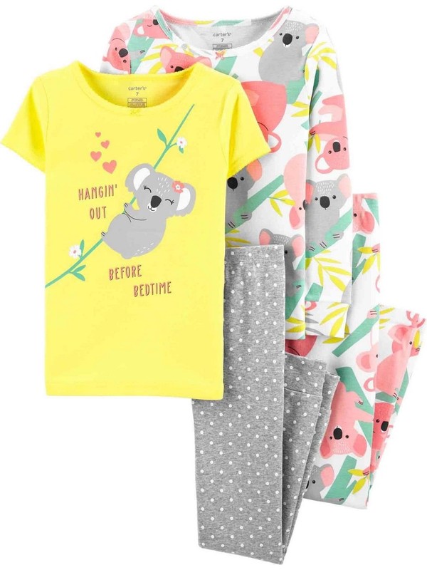 Carter's 4'lü Kız Çocuk Pijama Takımı 3I555710