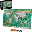 LEGO® Art Dünya Haritası 31203 - Proje ve Harita Tutkunları için Koleksiyonluk bir Duvar Resmi Yapım Seti (11.695 Parça)