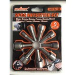 Real Özs 1889 Manyetik Somun Tutucu Bits Adaptörü 9 Parça Gri Renkli Set