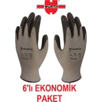 Würth Siyah Nitril Mekanikçi Eldiveni L Beden Konforlu Kullanım ve Yırtılma Direnci ile Ekonomik Paket