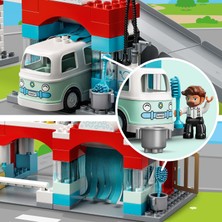 LEGO® Duplo® Otopark ve Oto Yıkama 10948 Oto Yıkama, Benzin Istasyonu ve Otopark İçeren Çocuk Yapım Oyuncağı (112 Parça)