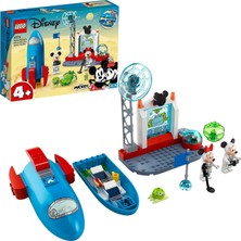 LEGO # Disney Mickey and Friends Mickey Fare ve Minnie Fare#nin Uzay Roketi 10774 Çocuklar için Yaratıcı Oyuncak Yapım Seti (88 Parça)