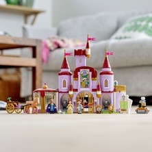 LEGO | Disney Princess# Güzel ve Çirkin#in Kalesi 43196 - 6 Yaş ve Üzeri Prenses Seven Çocuklar İçin Prenses Minifigürü İçeren Yaratıcı Oyuncak Yapım Seti  (505 Parça)