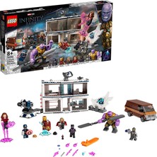 LEGO Marvel Avengers: Endgame Son Savaş 76192 Koleksiyonluk Yapım Seti; Avengers# Üssünde Savaş Sahnesi (527 Parça)