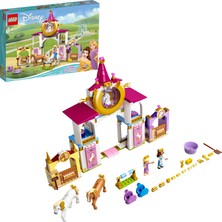 LEGO # Disney Princess# Belle ve Rapunzel'in Kraliyet Ahırları 43195 Yapım Seti; Hayal Gücüne Dayalı Yaratıcı Oyunları Teşvik Etmek için Harika (239 Parça)