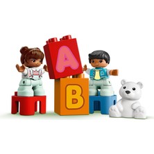 LEGO® DUPLO 10915 Alfabe Kamyonu Yapım Seti - Okul Öncesi Çocuk için Öğretici Oyuncak