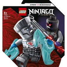LEGO NINJAGO® Efsanevi Savaş Seti # Zane ile Nindroid 71731 - Dönen Savaş Oyuncağı İçeren Ninja Yapım Seti (56 Parça)