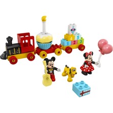 LEGO® DUPLO® # Disney Mickey ve Minnie Doğum Günü Treni 10941 - 2 Yaş ve Üzeri Çocuklar için Rakamlı Doğum Günü Treni İçeren Eğitici Yapım Seti (22 Parça)
