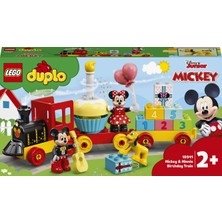 LEGO® DUPLO® ǀ Disney Mickey ve Minnie Doğum Günü Treni 10941 - Küçük Çocuk için Rakamlı Eğitici ve Öğretici Oyuncak Yapım Seti (22 Parça)