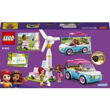 LEGO® Friends Olivia'nın Elektrikli Arabası 41443 -Çocuklar için Sürdürülebilirlik Temalı Oyuncak Yapım Seti (183 Parça)
