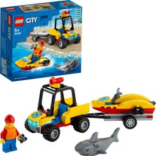 LEGO® City Plaj Kurtarma ATV'si 60286 - Çocuklar İçin Yaratıcı Oyuncak Yapım Seti (79 Parça)