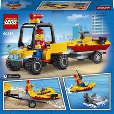 LEGO® City Plaj Kurtarma ATV'si 60286 - Çocuklar İçin Yaratıcı Oyuncak Yapım Seti (79 Parça)