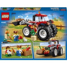 LEGO City Traktör 60287 -5 Yaş ve Üzeri Çocuklar İçin Çiftçi Minifigürü İçeren Yaratıcı Oyuncak Yapım Seti(148 Parça)