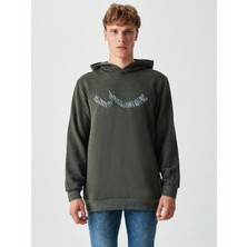 LTB Rıgoma Erkek Kapüşonlu Baskılı Sweatshirt