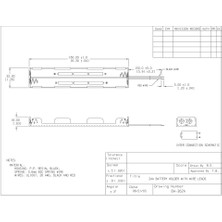 Chn 6'lı Pil Yuvası 1.5V Aa - BH362A -10 Adet