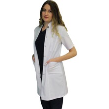 Safa Forma Hakim Yaka Kadın Doktor Önlüğü , Hemşire , Öğretmen , Lab Eczacı Laboratuvar Önlüğü , Beyaz Önlük