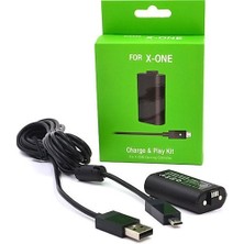 DNR Xbox One Şarj Kiti Xbox One Play & Charge Kit Gamepad Batarya Şarj