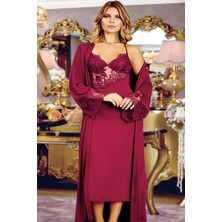 Jeremi 120 Çeyizlik Penye 6'lı Set-Bordo