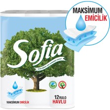 Sofia Mutfak Kağıt Havlusu 12'li 2'li Paket